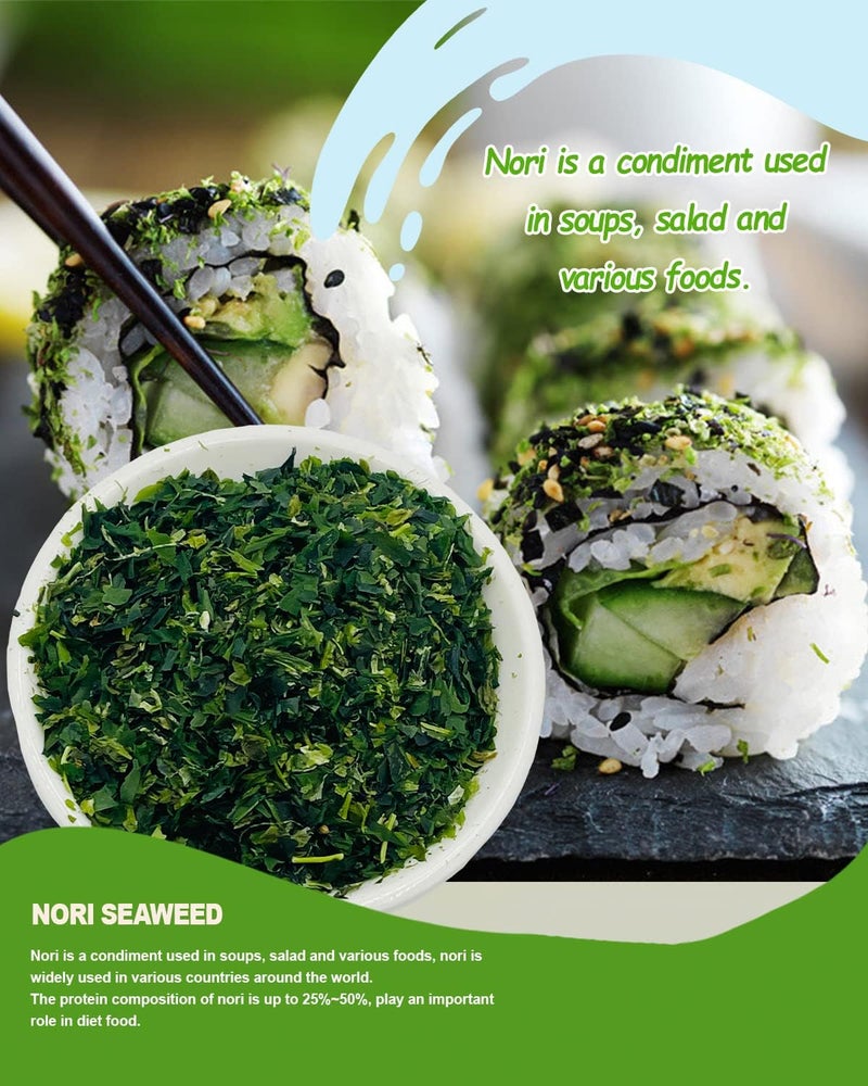 TUOTAI 100% Pure Nori Seaweed Flakes - Vegan, Gluten Free, No Additives - Image 4